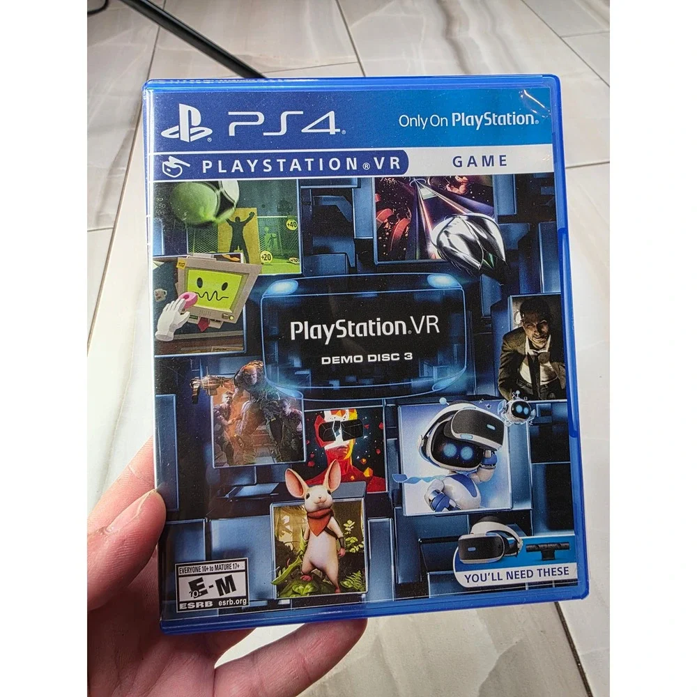Sony PlayStation VR Demo Disc 3 PS4 PSVR Physical Disc 3003707-AC Not For Resale